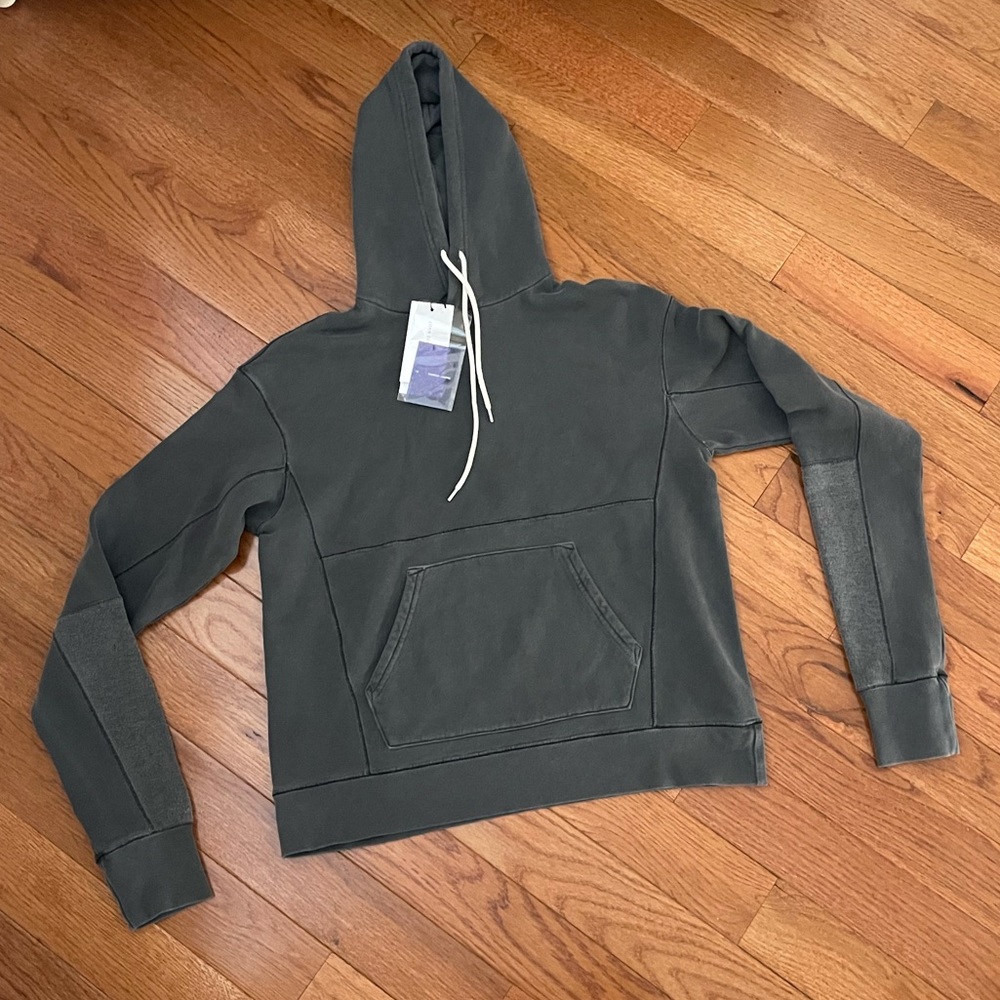 John Elliot Mens Dark Grey Hoodie